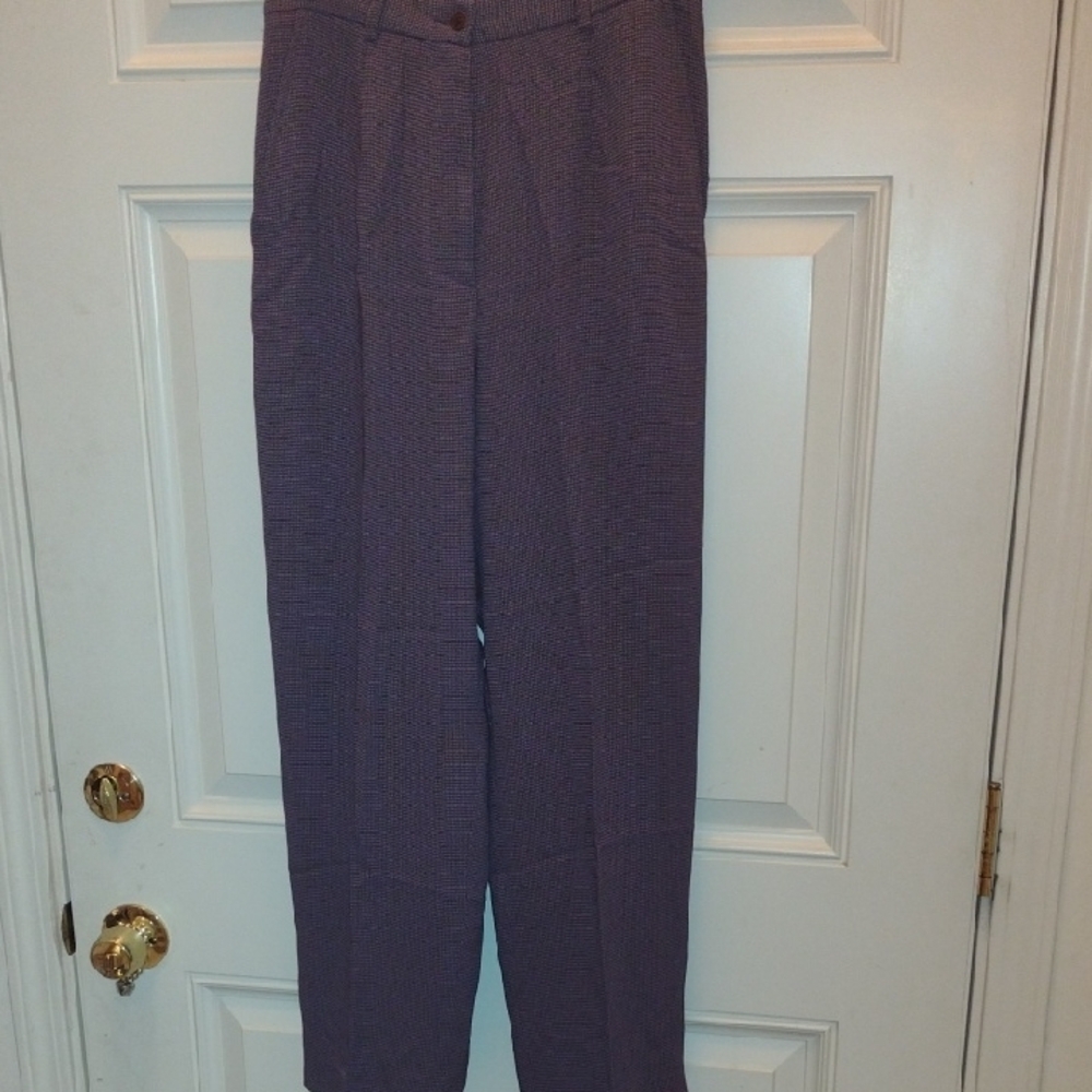 Purple Classic Tailored Trousers